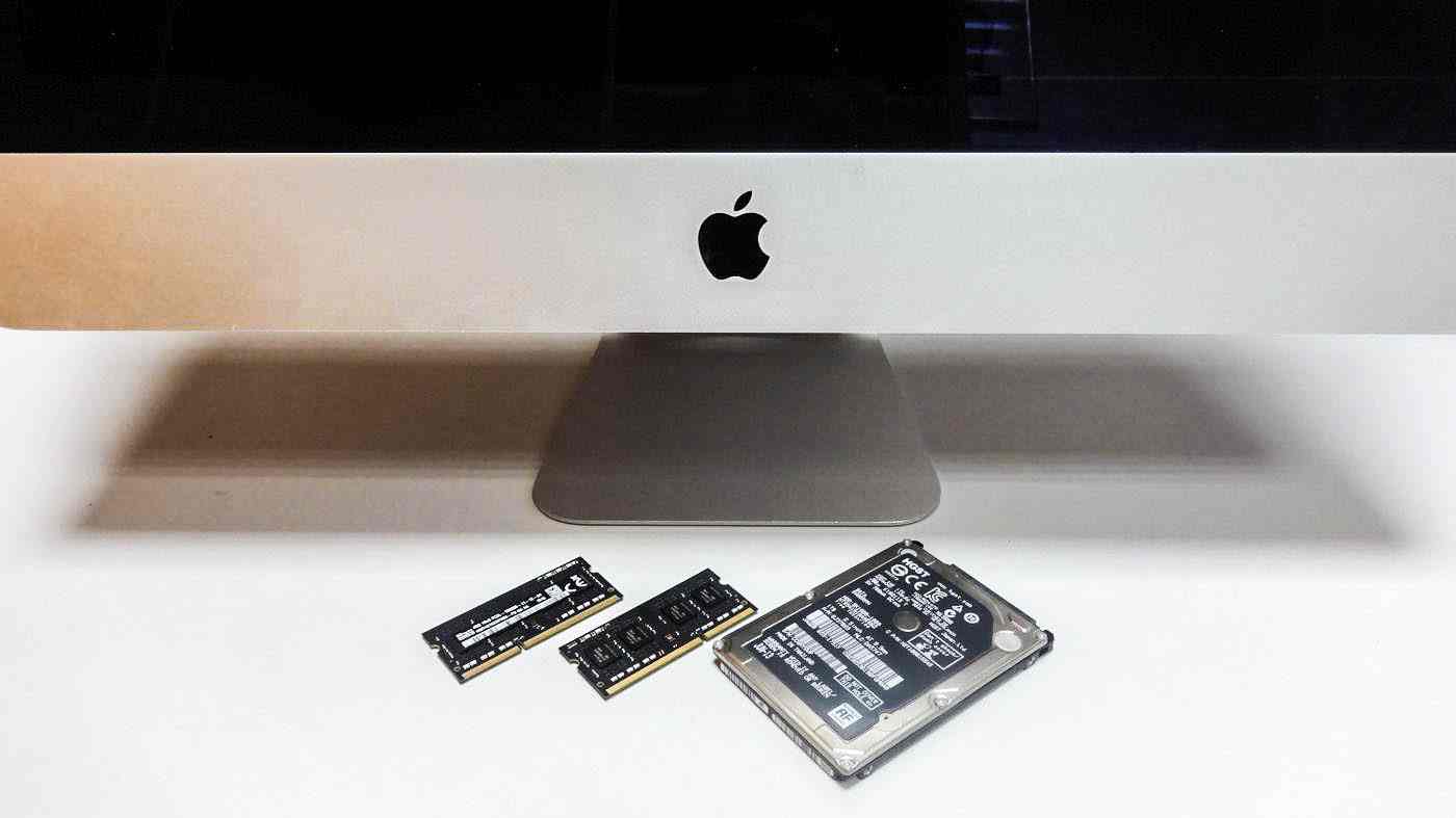 Ремонт iMac 21 A1418. Замена жесткого диска и памяти